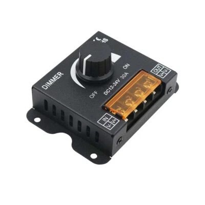 VETRINEINRETE Dimmer per luci led monocolore interruttore controller con manopola 12-24V 30 A