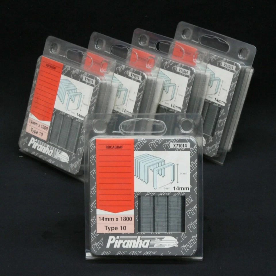 Agrafes Black & Decker X71014 Type 10 14Mm Rocagraf ROC 55 ROC 310 (5 Paquets) - Photo 1/1