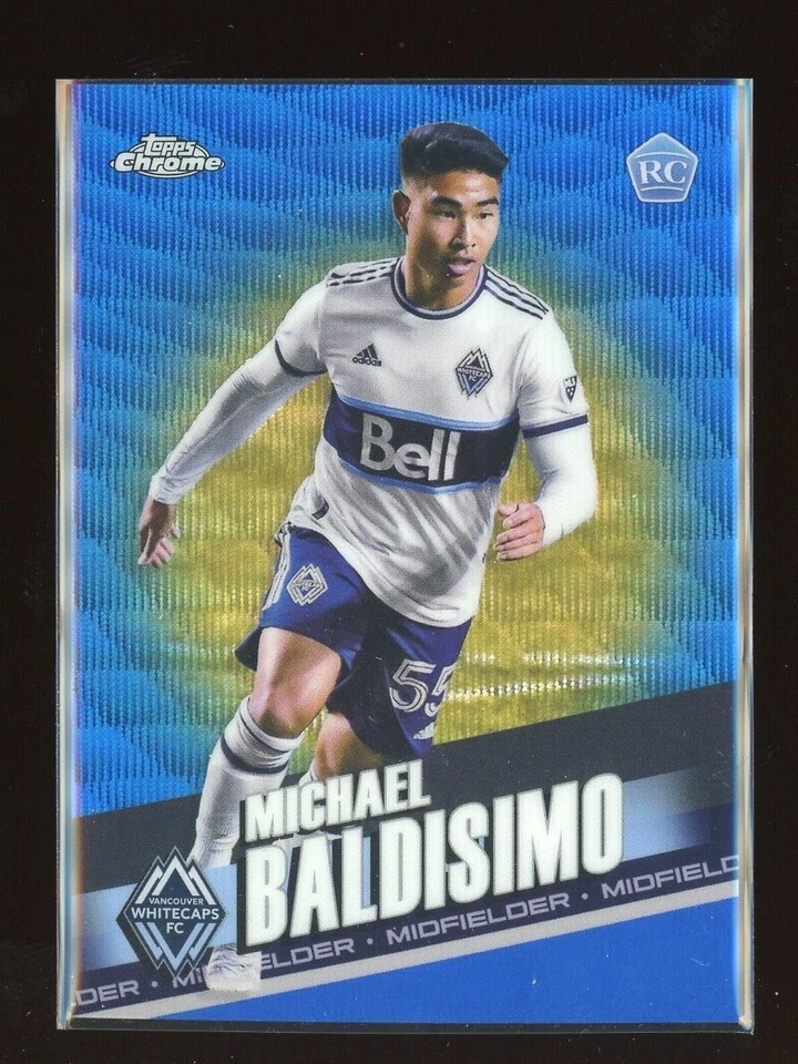 2022 Topps Chrome MLS BLUE WAVE Parallels - Pick from List - Image 1 of 1