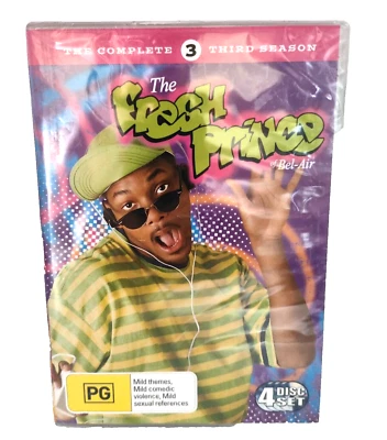 The Fresh Prince Of Bel Air DVD Season 3 4 Disc -comedy New Sealed FAST POSTa10 - Image 1 of 4