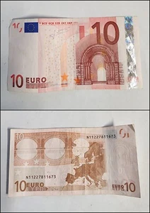 2002 European Union €10 EURO Note Paper Circulated N11227811673 - Picture 1 of 3