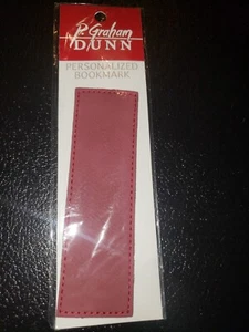 P. Graham Dunn Leder Lesezeichen Rohling *** GROSSPACKUNG 57 *** Lasergravur - Bild 1 von 2