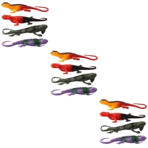 3 Pack Dschungeltierfiguren Chamäleon-Modell Reptilienmodelle - Bild 1 von 12