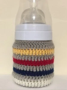 HAND CROCHET COVERS FOR AVENT OR TOMMEE TIPPEE 125ml BABY BOTTLE - Picture 1 of 4