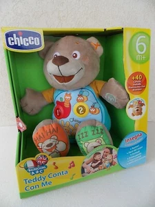 teddy conta me italian english bilingual bilingue count bear orsetto orso chicco - Imagen 1 de 5