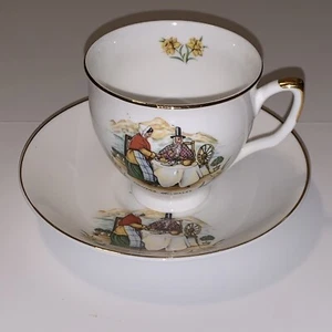 ARGYLE Vintage Souvenir aus Wales Teetasse & Untertasse - Bild 1 von 8
