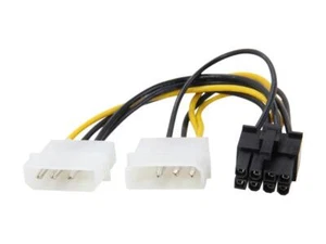 StarTech.com LP4PCIEX8ADP 6.1 in. LP4 to 8 Pin PCI Express Video Card Power Cabl - Picture 1 of 3