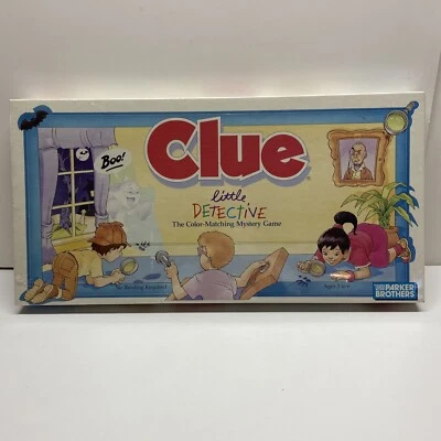 Clue Little Detective Board Game New Sealed Parker Brothers Vintage - Image 1 of 4