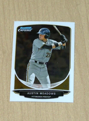 2013 Bowman Chrome Mini Austin Meadows prospect rookie #40 - Image 1 of 2