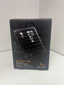 WD Black P10 5TB Portable External Game Hard Drive for PS4,PS5, XBOX,PC - SEALED - Picture 1 of 5