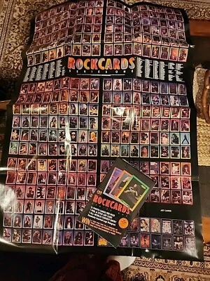Vintage 1991 Rock Cards Series One 288  Card Set Sealed Box Retailers + Poster - Image 1 of 3