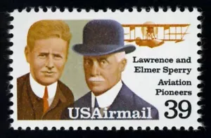 #C114 39c Lawrence and Elmer Sperry, Mint **ANY 5=FREE SHIPPING** - Picture 1 of 1