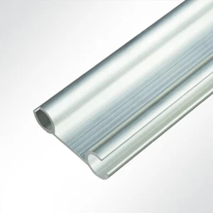 Lysel Doppelkederschiene Kederleiste Alu pressblank für Keder 6,0-8,0mm 1m - Bild 1 von 3