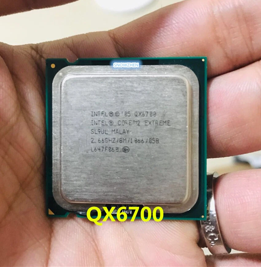 Intel Core 2 Extreme QX6700 CPU Quad-Core 2.66 GHz 8M 1066 LGA775 Processors - Image 1 of 2
