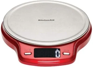 Neu im Karton KitchenAid Digitalwaage Empire rot (HERA) bis 22 Pfund KD151BXERA - Bild 1 von 5