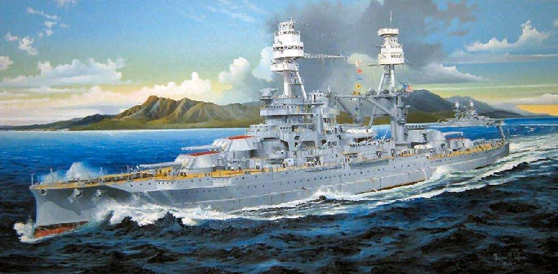 KIT MODELLINO TRUMPETER NAVE MILITARE USS ARIZONA BB39 MODELLISMO SCALA 1/200 - Immagine 1 di 4