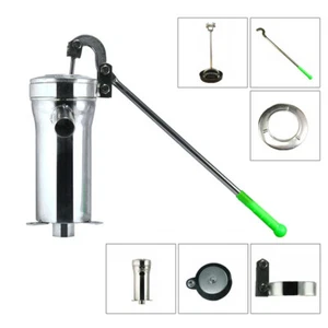 Pompa Manuale Pompa Aspirazione Acciaio Inox Casa Pozzo Poco Profondo Pompa Getto Acqua Manuale - Foto 1 di 11
