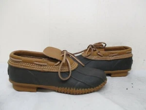 SOGGS Brown Rubber Leather Duck Thinsulate Ankle Boots Mens Size 7 - Picture 1 of 9