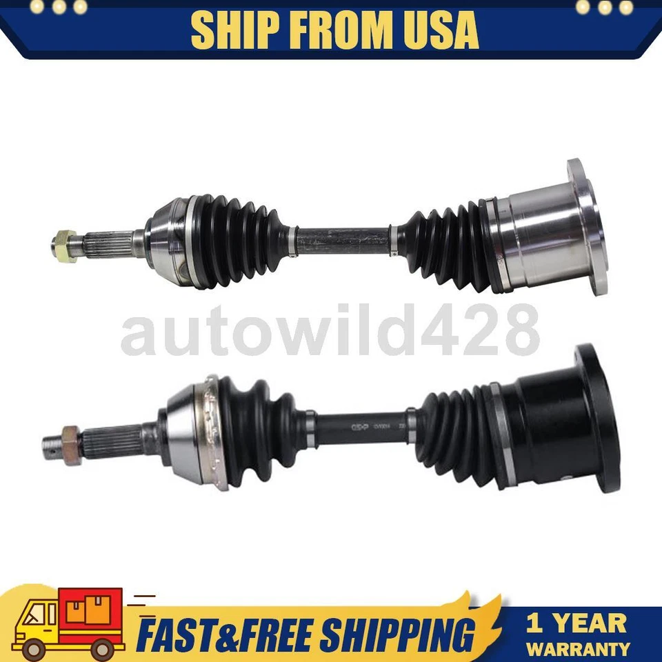 Conjunto de 2 ejes delanteros CV para Buick Riviera 1979 1980 1981 1982 1983 1984 1985 Foto 1 de 4