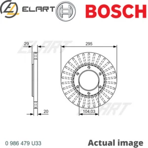 2X BRAKE DISC FOR NISSAN PATROL/III/1/Hardtop/Station/Wagon/III/2/GR/IV/SAFARI - Picture 1 of 7