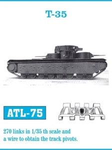 Friulmodel - Metal Tank Tracks for T-35 1/35th - ALT75 - Picture 1 of 1