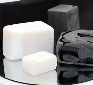 Opaque white Jade Nano Crystal heat resistant artificial lab Jade raw gemstone - Picture 1 of 9