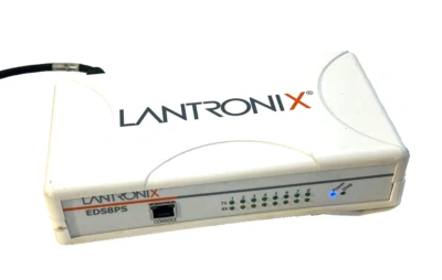 LANTRONIX EDS8PS SECURE Serial device server, 8-port serial W/POWER CABEL MUSED. - Image 1 of 4
