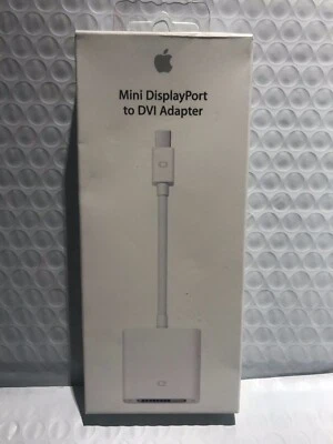 Genuine Apple - Mini DisplayPort to DVI Adapter - White  MB570LL/B A1305 - Image 1 of 4