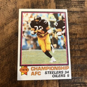 1979 Topps Football #166 1978 AFC Championship Steelers/Oilers 🔥 Franko Harris - Picture 1 of 3