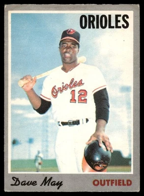 1970 O-Pee-Chee Dave May Baltimore Orioles #113 - Image 1 of 2