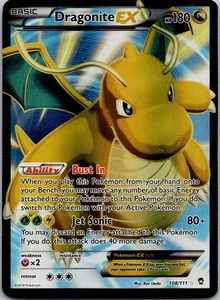 Dragonite EX 108/111 Furious Fists Full Art Holo Ultra Rare Pokemon Card LP - Bild 1 von 2