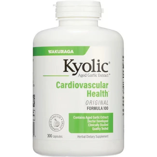 Kyolic Cardiovascular Health Fórmula Original 100 600 mg 300 Cápsulas Foto 1 de 1