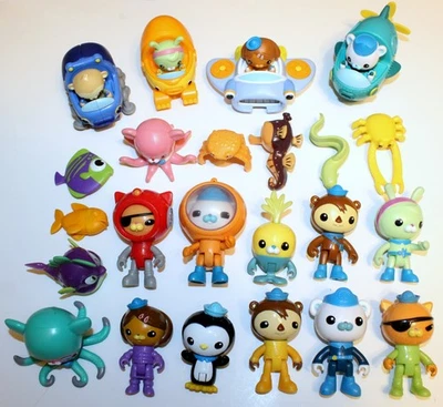 Lote de 19 figuras Octonauts + 4 mini Gup Speeders Roller Cars - Dashi Tweak Peso Vegi Foto 1 de 4