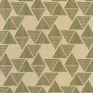 Decora Furnishings Cascade Triad Jacquard Fabric, Emerald Linen, 54" Wide, Yard - Picture 1 of 4