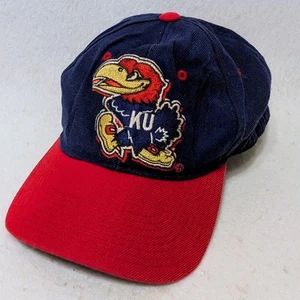 Zephyr Kansas Jayhawk Vintage Sz 7 Fitted Cap Embroidered - Picture 1 of 3