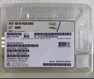 Intel D5 P5530 960GB SSD PCIe 4.0 x4 U.2 SSDPF2KX960HZN1 NVME Solid State Drive - Picture 1 of 1