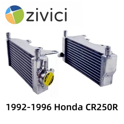 Full Aluminum Radiator For Honda CR250R CR 250R CR250 R 1992-1996 1995 1994 1993 - Image 1 of 4