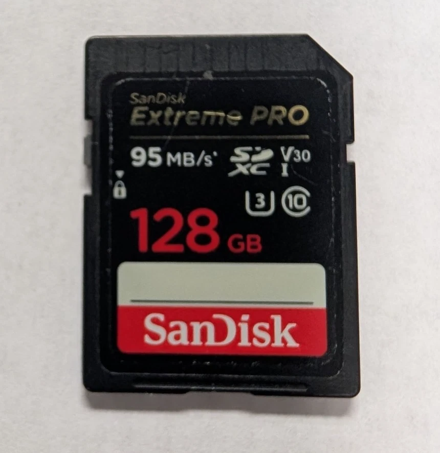 SanDisk Extreme Pro 128GB SD Class 10 SDXC Memory Card - SDSDXDK-128G-GN4IN - Image 1 of 1