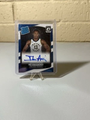 2017-18 Donruss Optic Rated Gold Prizm Signature Ike Anigbogu Rookie Auto RC - Image 1 of 2
