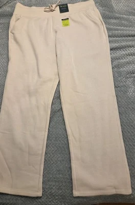 Women's Tek Gear Ultra Soft Fleece Mid Rise Straight Open Bottom Pants Size 1X Foto 1 de 3