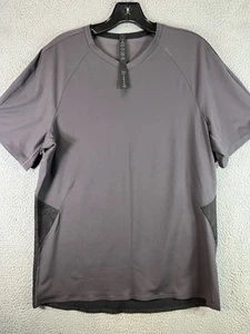 Lululemon Camicia Uomo Viola Media Veloce Free Manica Corta Tech Performance Run - Foto 1 di 9