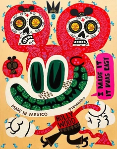 Holywood Mouse No. 1 by Jorge R. Gutierrez 12x 18" Paper Size New Unframed - Picture 1 of 1