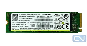 Dell XPWV2 2TB 80mm M.2 NVMe SSD SK Hynix SK500 PC801 HFS002TEJ9X101N - Afbeelding 1 van 1