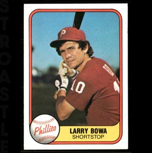 1981 Fleer - Larry Bowa #2 Philadelphia Phillies ⚾ Carta Baseball - Foto 1 di 3