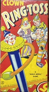 1939 Clown Ring-Toss Game by Transogram - Picture 1 of 6
