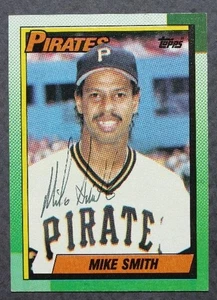 Pittsburgh Pirates star Mike Smith signed autographed 1990 Topps baseball card - - Picture 1 of 1