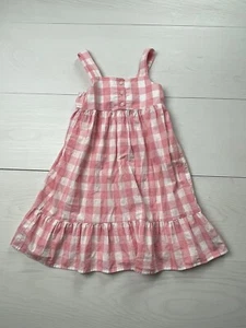 Gap Girls Size 5 Pink Plaid Summer Dress - Picture 1 of 6