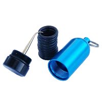 M & M DIVING TECHNOLOGY M&M - ALU Tank Plus - O-Ring Set im Mini-Tank - Blau - Atemregler