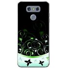Elegant Butterfly Swirls Snap-on Hard Back Case Phone Cover for LG Mobile Phones