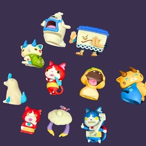 Yo Kai Watch Figure and Finger Puppet Lot, Mixed Sets, 10 Pieces - Picture 1 of 11